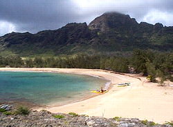 The beach at Kipu Kai