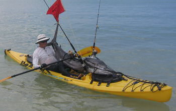 Steve brings home his sailfish